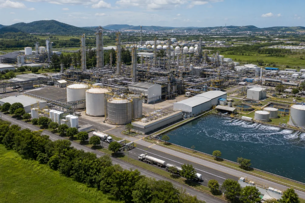 Foto: área industrial / reservatório
